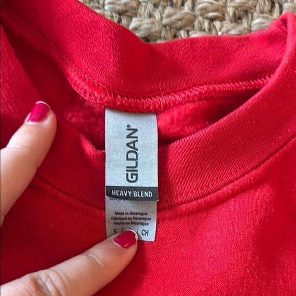 Gildan Red and Yellow KC Sweatshirt - Picture 3 of 8